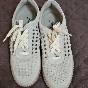 New! Free People Wimberly Textured Sneakers